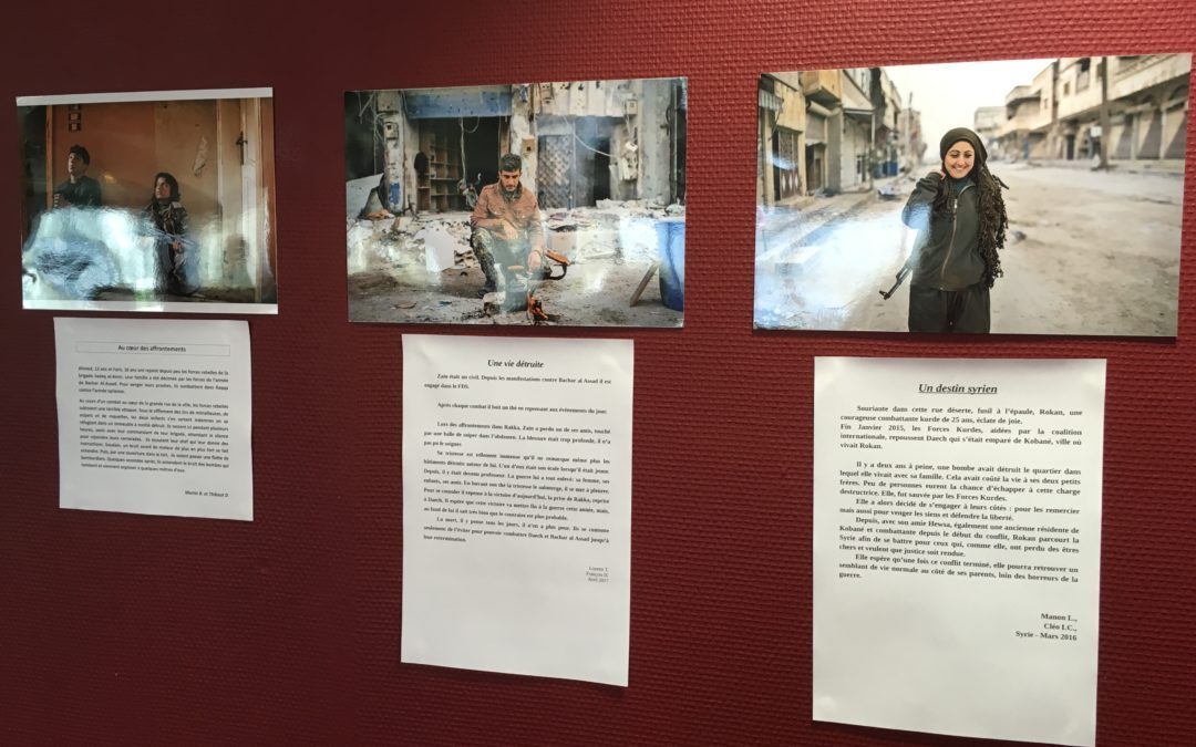 Exposition au CDI des productions réalisées dans le cadre de la Semaine de la Presse et des Médias