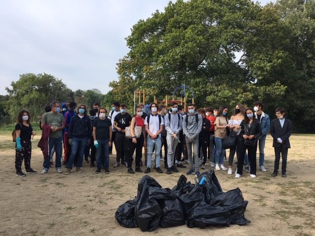 Plus de 150 élèves mobilisés pour le Cleanup Day