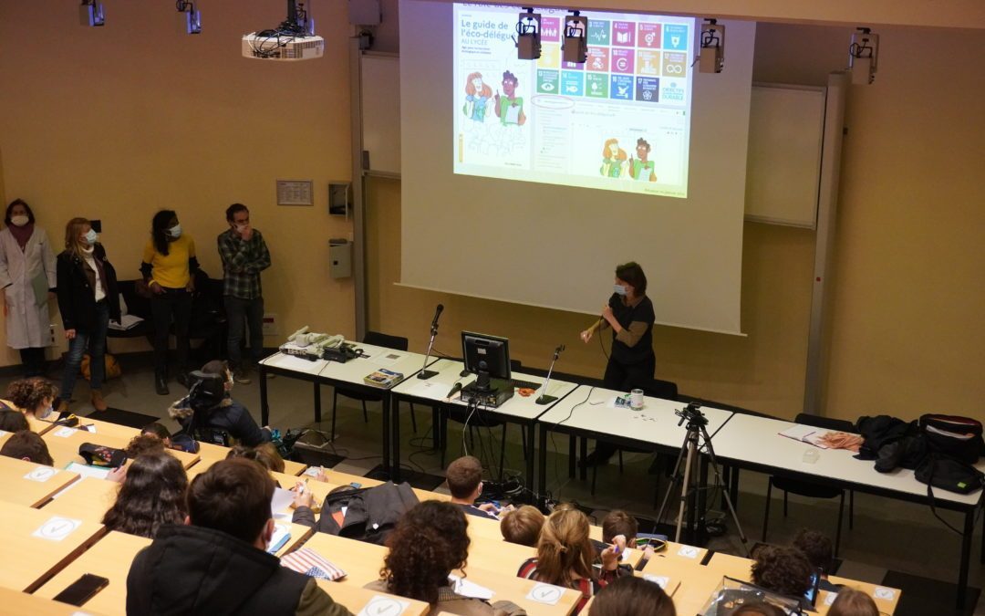 Rencontre entre les éco-délégués et la Green Team