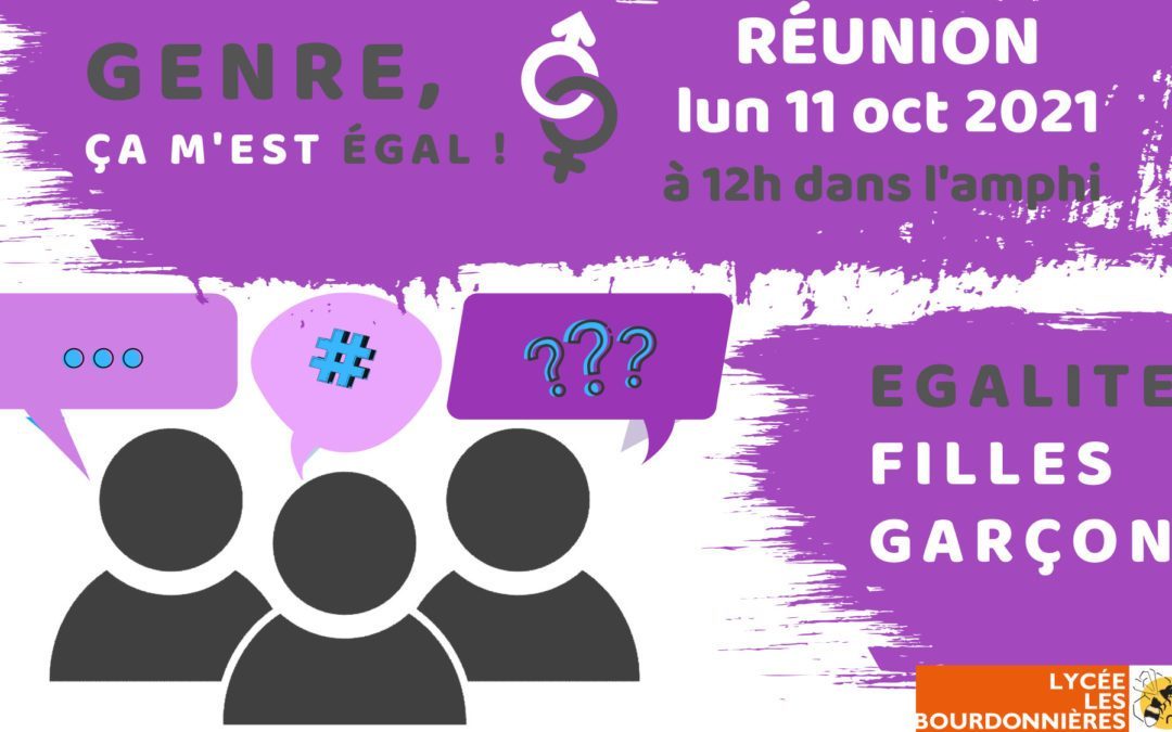 CR réunion Egalité Filles Garçons lundi 11 oct 2021