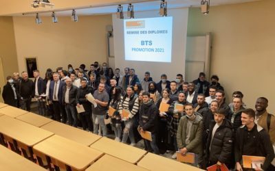 Remise des diplômes de BTS – Promotion 2021 – Novembre 2021